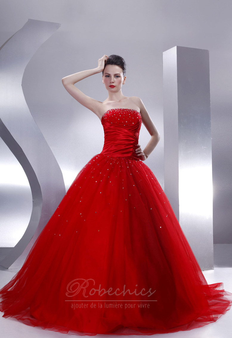 Robe de bal Rouge