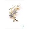 Vente chaude diamant incrusté femmes accessoires cristal Leaf Brooch - Page 2