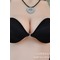 Pâte de lait soutien-gorge Silicone Stealth Black confortable Invisible