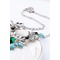 Mariage en alliage marqueté gem pendentif & collier de fleurs cristal - Page 2
