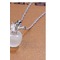 Pierre de œil de Apple argent chat mode placage court collier & pendentif - Page 3