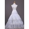 Jupon de mariage Three rims Trailing Long Wedding dress Polyester taffeta