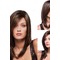 Perruque 40-45 CM Long straight Inclined bangs Long straight Suitable for women