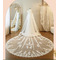 Voile de mariée cathédrale monocouche, voile de traînage de mariage