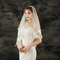 Voile de mariée en dentelle de mariée voile de mariage court avec des accessoires de mariage de voile peigné de cheveux - Page 2