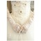 Gants de mariage Black Translucent Automne Dentelle Shade Tissu Dentelle