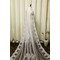 Voile de dentelle monocouche accessoires de mariage voile ivoire blanc de mariée avec voile de peigne à cheveux en métal - Page 4