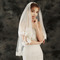 Voile de mariée en dentelle de mariée voile de mariage court avec des accessoires de mariage de voile peigné de cheveux - Page 3
