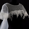 Cape de mariée en dentelle de tulle châle veste châle de mariée