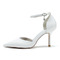 Mariage blanc talons hauts chaussures de mariage en satin de soie - Page 3