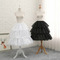 Jupon en organza ivoire, jupon long pour filles, jupon de robe de soirée cosplay, jupon Lolita,