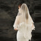 Voile de mariée en dentelle de mariée voile de mariage court avec des accessoires de mariage de voile peigné de cheveux - Page 5