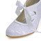 Chaussures de mariage en dentelle blanche en dentelle, plus la taille des talons hauts talons hauts de demoiselle d'honneurtalons hauts - Page 4