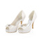 Mariage blanc talons hauts chaussures de mariage en satin de soie - Page 1