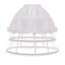 Jupe Cage pour femme, jupon en mousseline de soie, jupon Pannier, robe courte Lolita jupon Ballet 60CM - Page 5