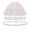 Jupe Cage pour femme, jupon en mousseline de soie, jupon Pannier, robe courte Lolita jupon Ballet 60CM - Page 5