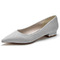 Sequin chaussures plates pour femmes chaussures de mariage en argent chaussures de demoiselle d'honneur chaussures de mariage pour femmes enceintes - Page 6