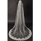 Voile de dentelle exquise Voile de dentelle de mariée Voile de fuite simple