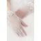 Gants de mariage Moderne Été Dentelle White Full finger Decoration