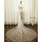 Voile de mariée perle grand voile de mariée traînant avec peigne à cheveux fil uni de 3 mètres de long - Page 3