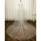Voile de mariée perle grand voile de mariée traînant avec peigne à cheveux fil uni de 3 mètres de long - Page 1