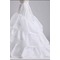 robe de mariée jupon traînant jupon à volants taille élastique église de mariage grand jupon traînant - Page 5