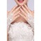 Gants de mariage Tissu Dentelle Decoration Perle Été Mitten Short - Page 2