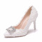 Strass chaussures simples chaussures de mariage chaussures de fête en dentelle - Page 3