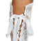 Bottes creuses Bottes hautes en dentelle sexy sur le genou Talon aiguille Bottes pour femmes de mariage - Page 5