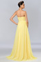 Robe de Bal Chiffon Manquant Chic Zip A-ligne Sans bretelles - Page 3