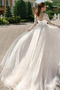 Robe de mariée Automne De plein air Naturel taille Lacet Col ras du Cou - Page 2