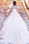 Robe de mariée A-ligne Tulle Manche Longue Triangle Inversé Cérémonial - Page 2