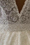 Robe de mariée A-ligne Cérémonial Zip Longueur au sol Haut Bas Eglise - Page 4