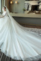Robe de mariée Lacez vers le haut Manche de T-shirt Elégant Tulle - Page 4