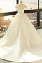 Robe de mariée Lacet Satin Printemps A-ligne Col en V Col en V Foncé - Page 2