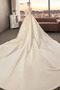 Robe de mariée Satin Lacet A-ligne Appliques Sage Col en V - Page 5