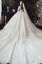Robe de mariée Traîne Royal A-ligne Satin Col en V Foncé Lacez vers le haut - Page 2