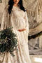 Robe de mariée Grossesse Gaze Couvert de Dentelle De plein air Col Bateau - Page 2