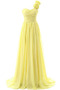 Robe de Soirée Naturel taille Fleurs Épaule Asymétrique noble Triangle Inversé - Page 6