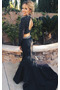 Robe de Soirée Médium Perle Hiver Traîne Courte Manche Longue Désirable - Page 3