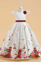 Robe Cortège Fille Col ras du Cou Longueur Cheville Automne Naturel taille - Page 5