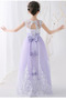 Robe Cortège Fille Naturel taille Lacet a ligne Longueur ras du Sol - Page 5