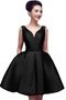 Robe de Cocktail Soie Epurée Lacez vers le haut Longueur Genou Été A-ligne - Page 10