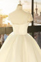 Robe de mariée Lacet Satin Printemps A-ligne Col en V Col en V Foncé - Page 4