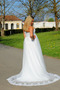 Robe de mariée Tulle Perle Haut Bas Elégant Traîne Courte Lacet - Page 5