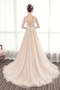 Robe de mariée Simple Col en V A-ligne Décolleté Dans le Dos Sans Manches - Page 2