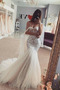 Robe de mariée Tulle Pittoresque Sans Manches Naturel taille Zip Petites Tailles - Page 1