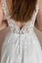 Robe de mariée Simple Plage Zip Chiffon Sans Manches Col en V Foncé - Page 3
