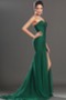 Robe de Soirée Jade Sans Manches Tube droit Glamour Chiffon Zip - Page 5