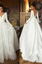 Robe de mariée Manche Longue Soie Couvert de Dentelle aligne Naturel taille - Page 4